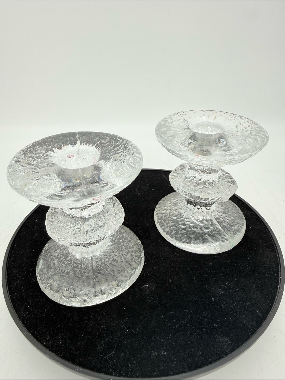 Vintage Iittala Festivo Candlestick Holders Set of 2